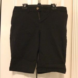 Modest Black Bermuda Shorts